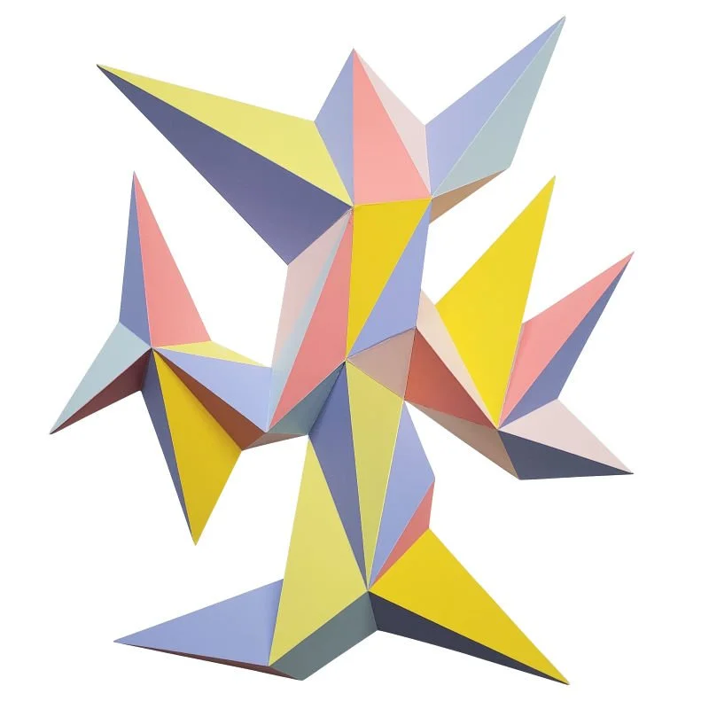 Mystic Dance #2 - contemporary abstract geometric sculpture